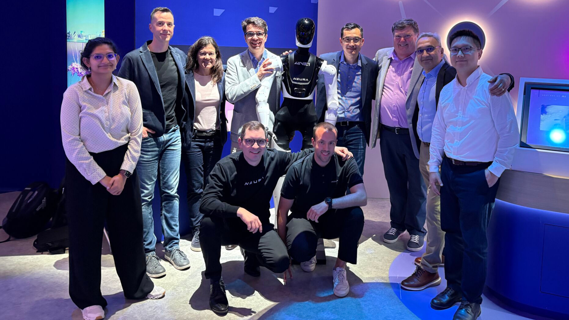 NEURA Robotics, SAP, NVIDIA Team
