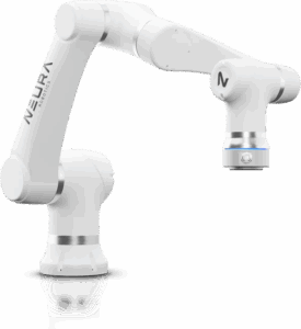 LARA Robot from NEURA Robotics on the floor white background