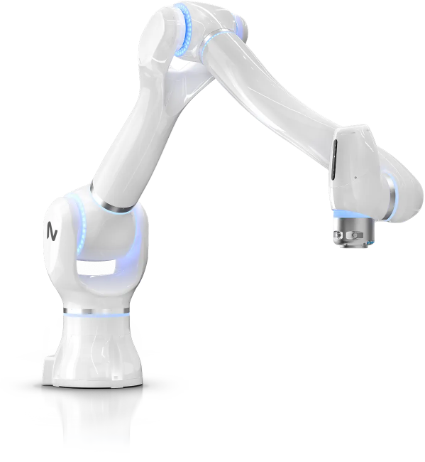 MAiRA Robot from NEURA Robotics on the floor white background