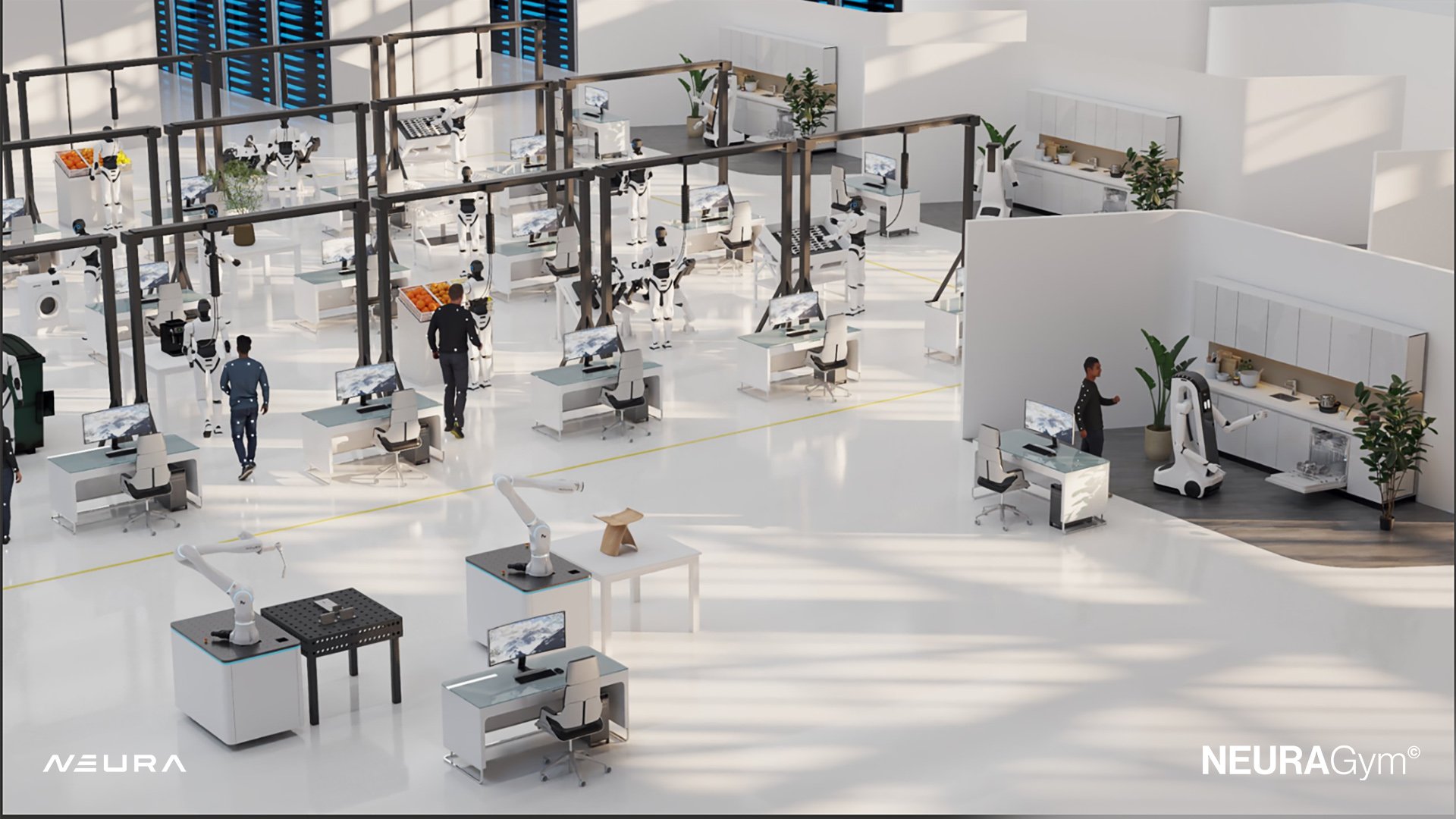 NEURA NVIDIA Physical AI NEURA Gym