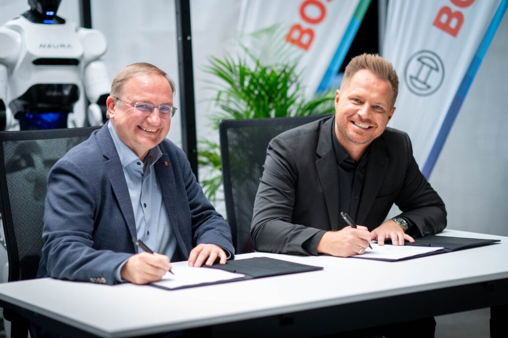 NEURA Robotics Bosch Signing
