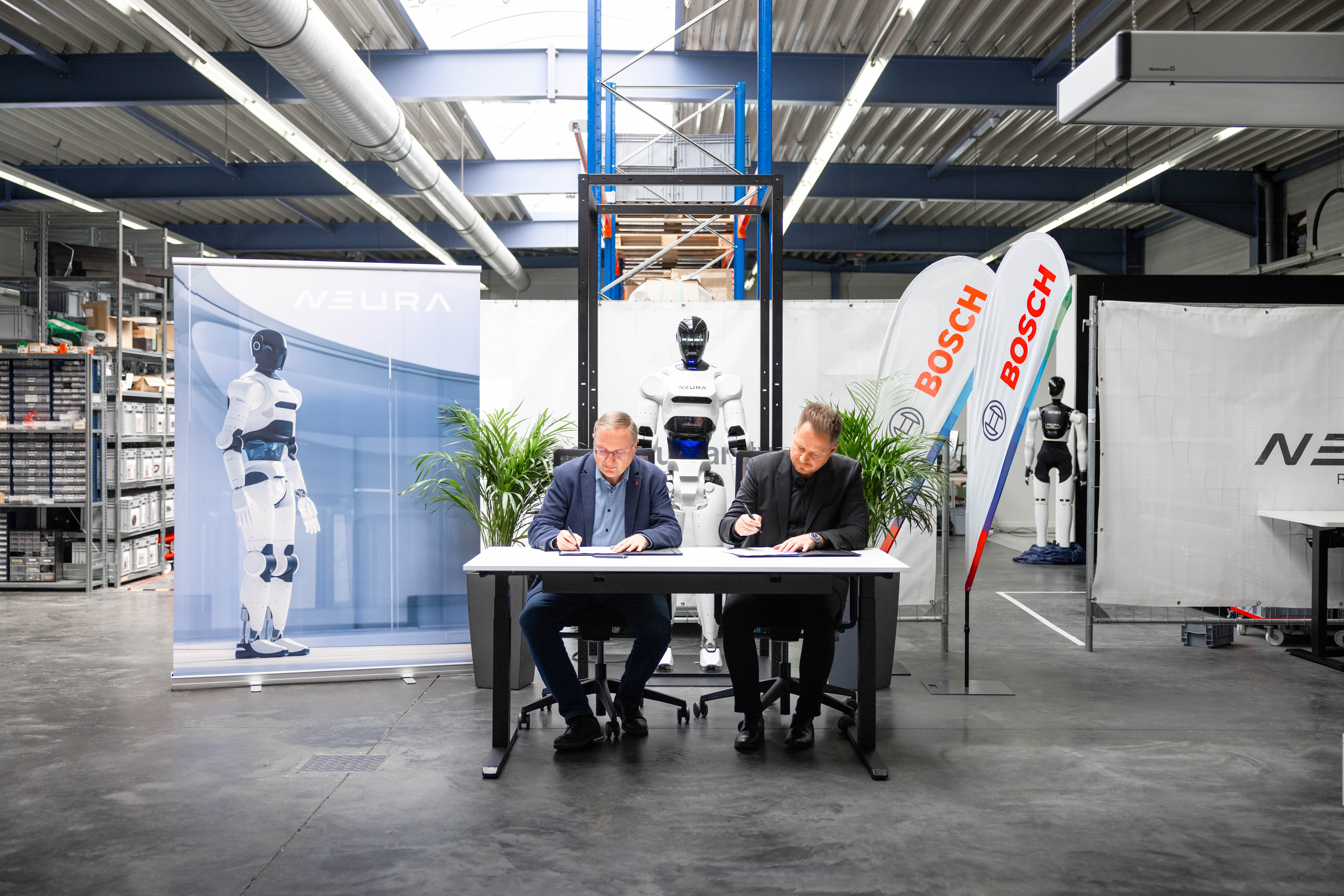 NEURA Robotics Bosch Signing