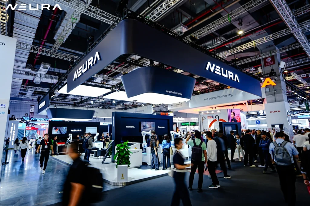 NEURA Robotics booth at CIIF 2026 in Shanghai