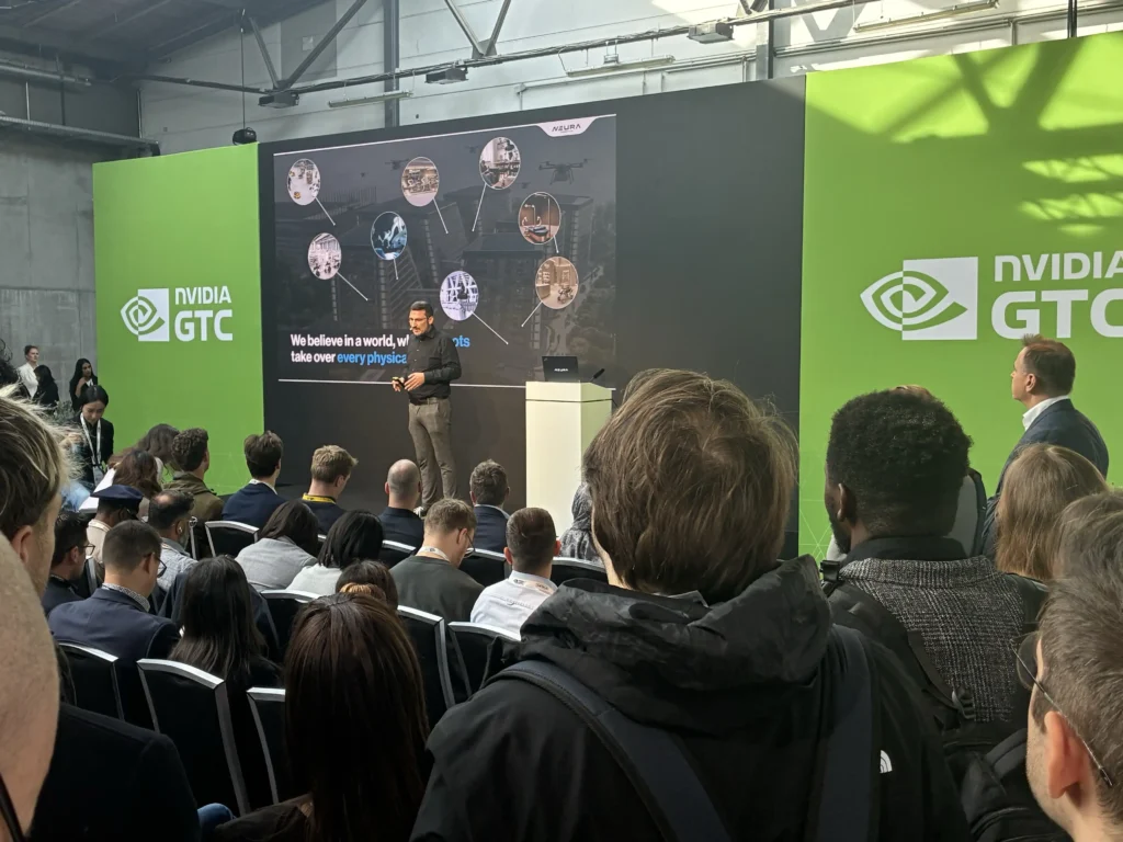 arne nordmann gives a keynote at gtc berlin 2026